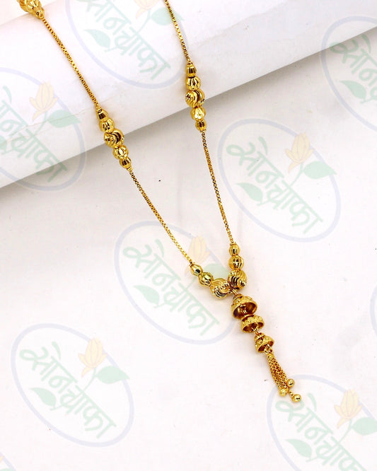 IMPRESSIVE GOLD PLATED MANGALSUTRA