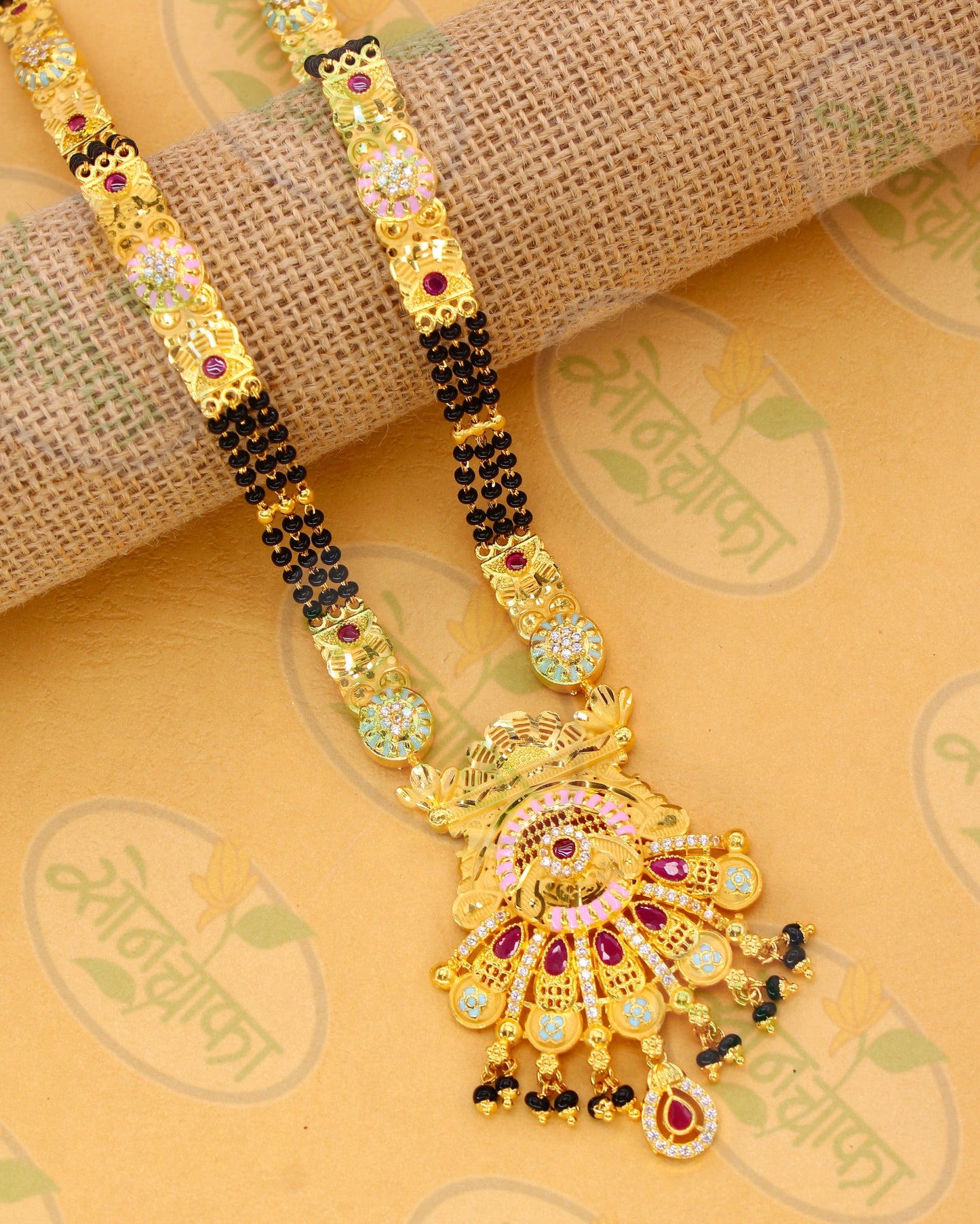 ALLURING GOLD PLATED MANGALSUTRA