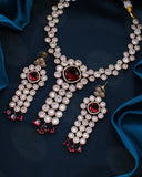 TRADITIONAL EXQUISITE PINK STONE NECKLACE