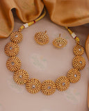 BEAUTIFUL GOLDEN BEADS NECKLACE