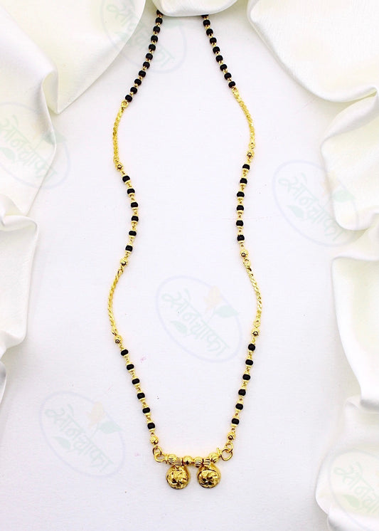 GRACEFUL WATI PENDANT GOLD PLATED MANGALSUTRA