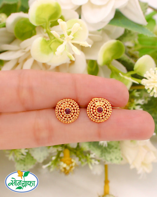 CLASSICAL ANTIQUE EAR-STUDS