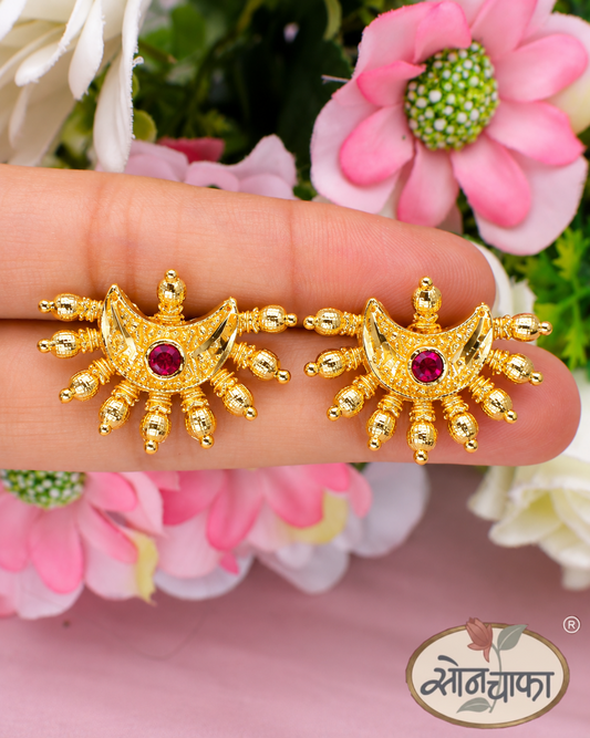 HALF-MOON DESIGNER EARRINGS