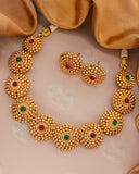 BEAUTIFUL GOLDEN BEADS NECKLACE