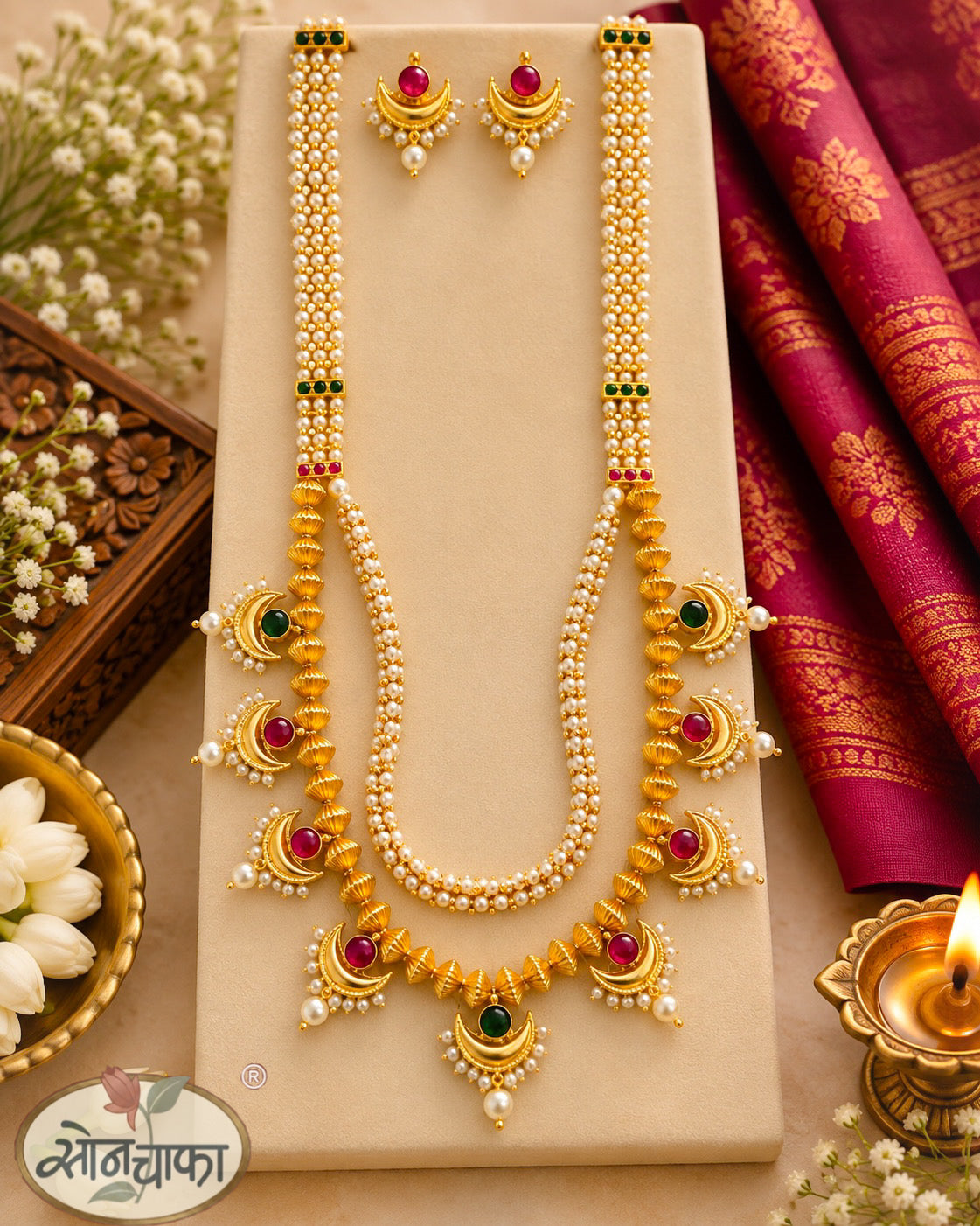 FASTIVE WEAR CLASSY MOTI NECKLACE