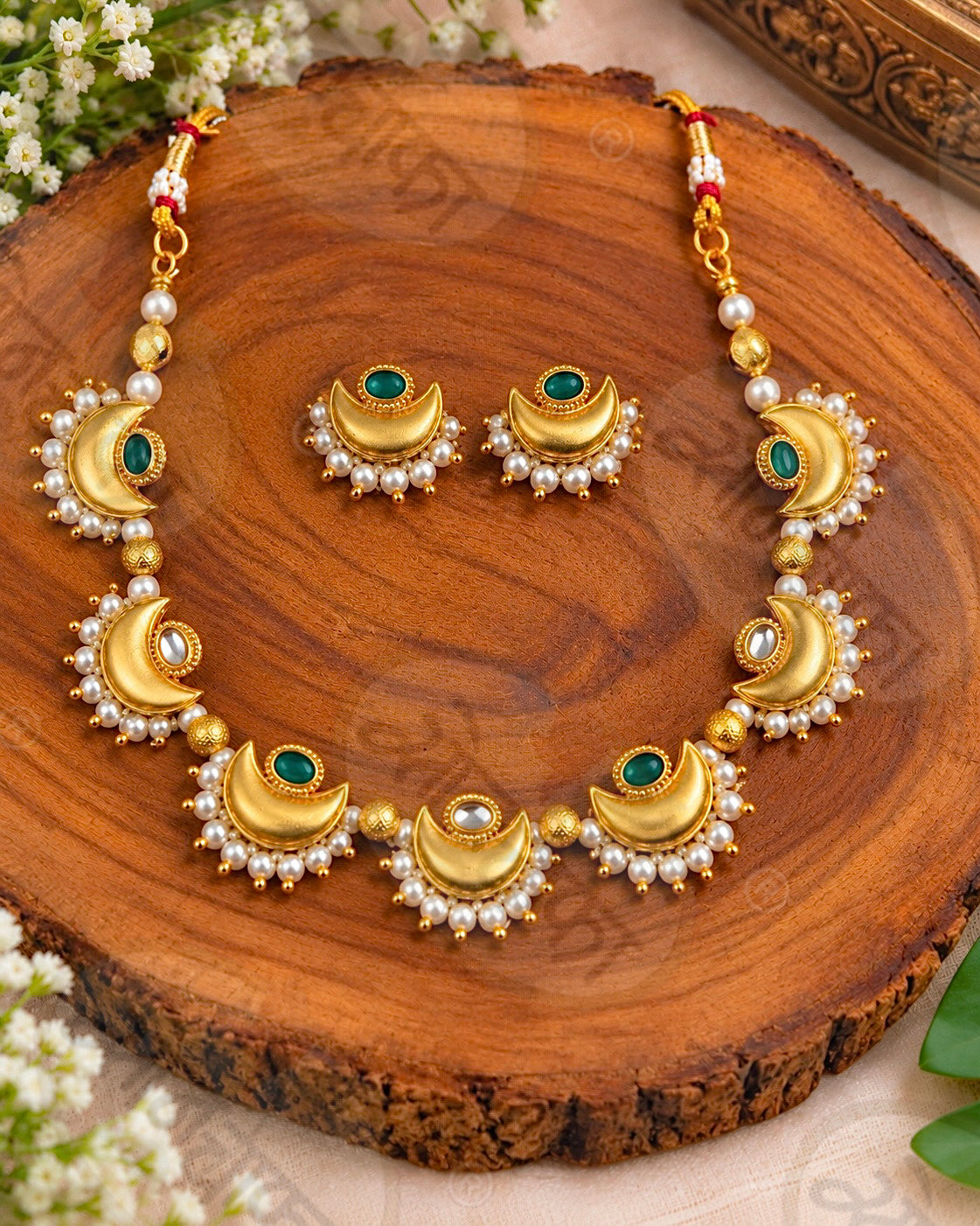 HALF MOON DESIGNER NECKLACE