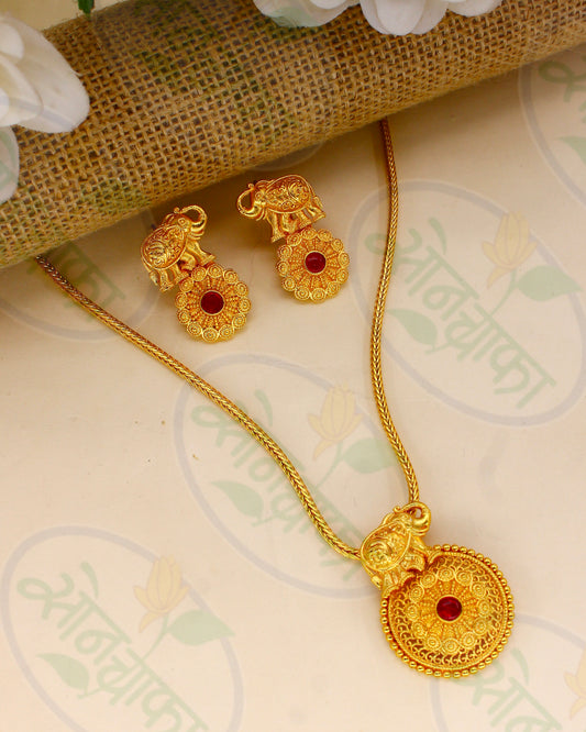 DESIGNER GAJNATLAXMI NECKLACE