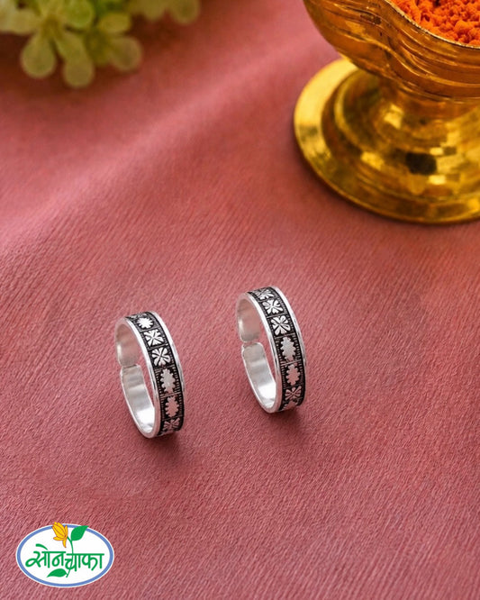 OXIDISED SILVER JODAVI