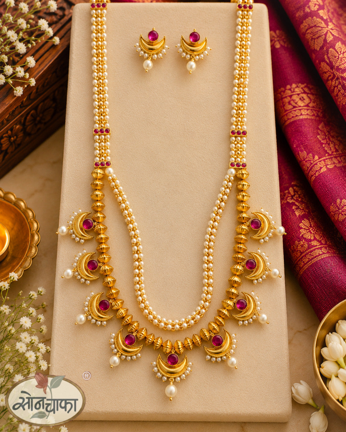 FASTIVE WEAR CLASSY MOTI NECKLACE