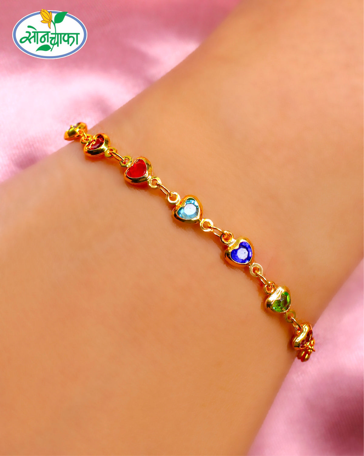 EXQUISITE HEART DESIGNER BRACELET