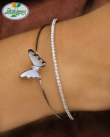 BUTTERFLY SPARKLE DIAMOND BRACELET