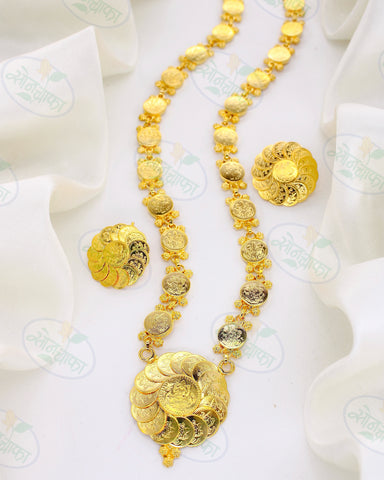 RAVISHING DIVINE LAXMI COIN NECKLACE