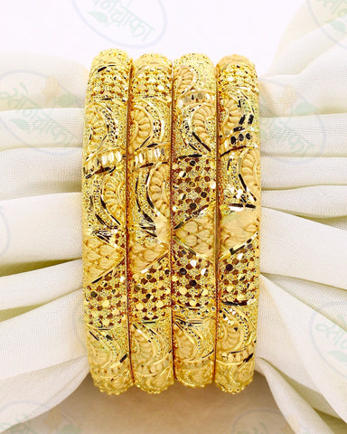 ENTICING GOLD PLATED BANGLES