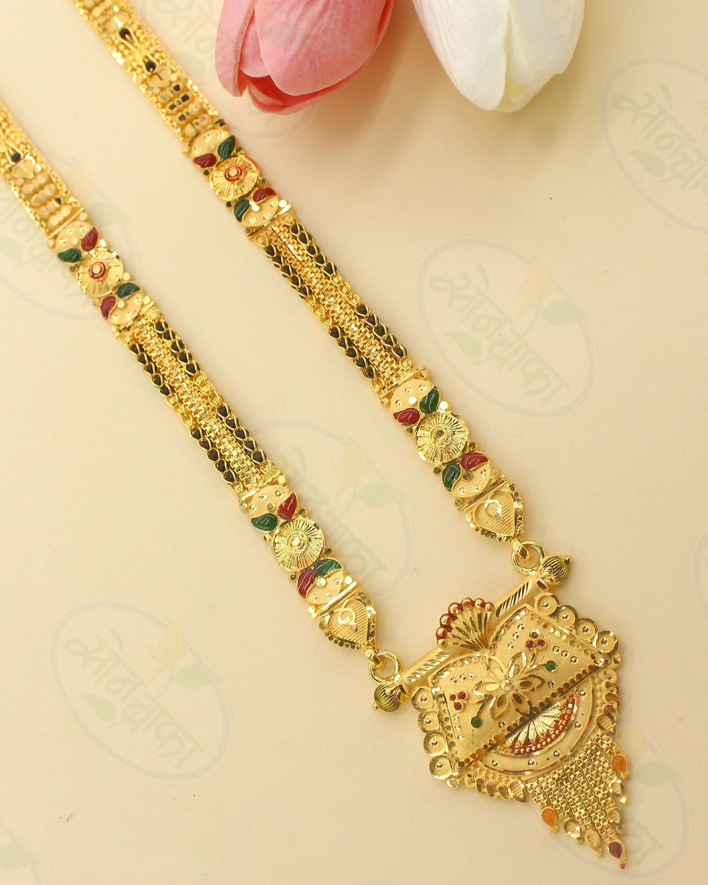 EXQUISITE GOLD PLATED MANGALSUTRA