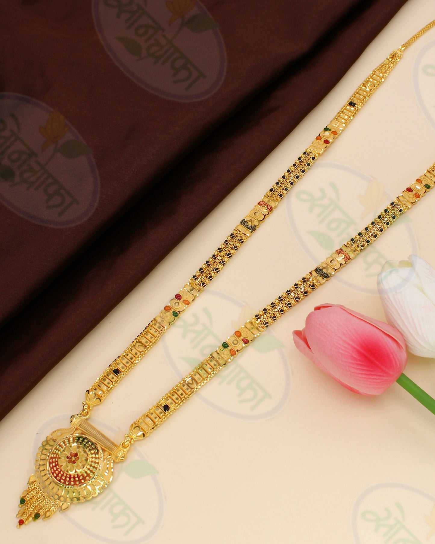 BLACK BEADS DESIGNER MANGALSUTRA