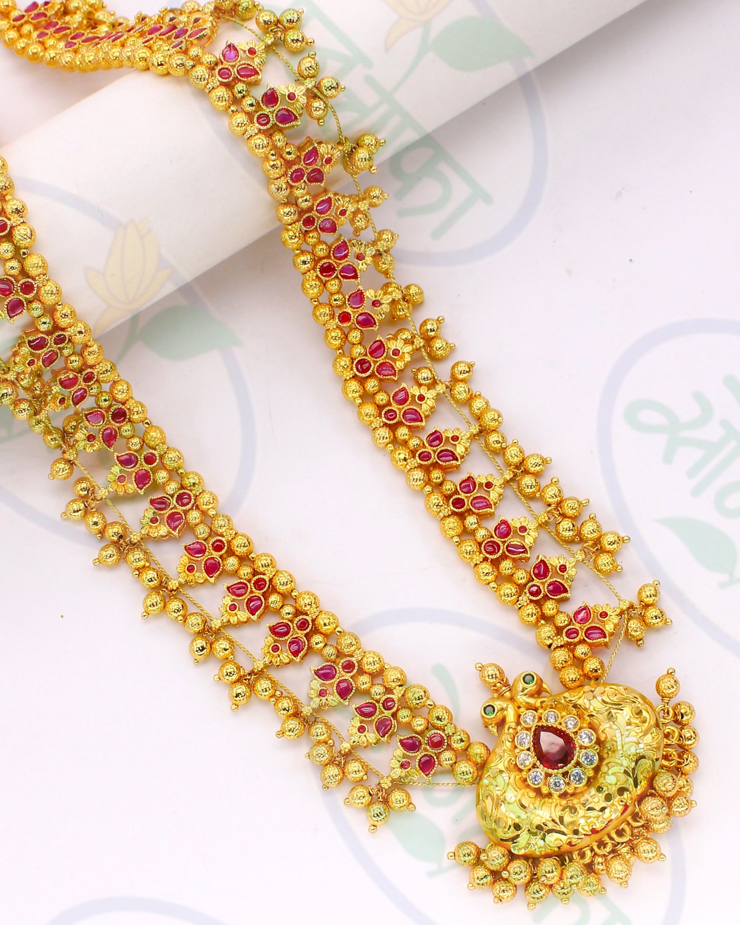 PEACOCK KOLHAPURI SAAJ