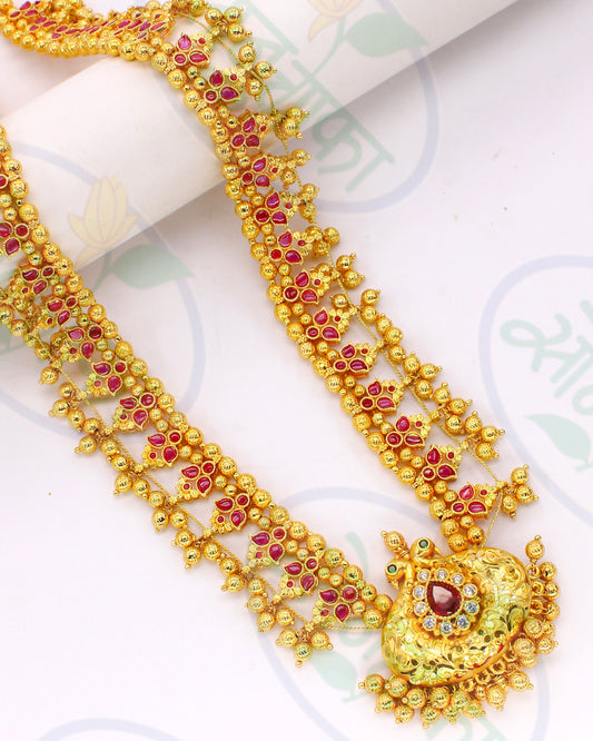 PEACOCK KOLHAPURI SAAJ