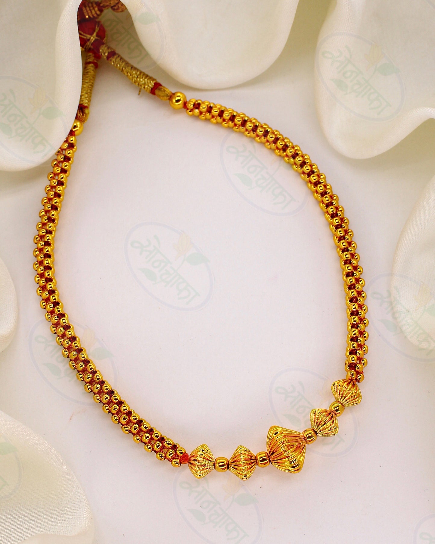 DESIGNER GOLDEN BEADS THUSHI