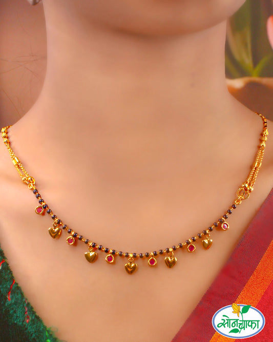HEART SHAPE DESIGNER MANGALSUTRA