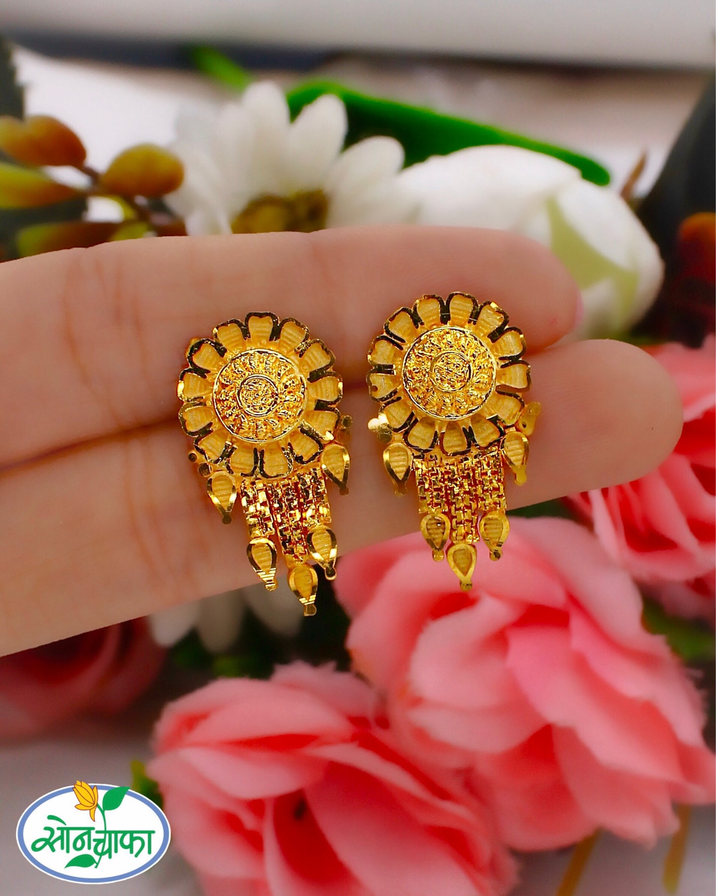 BEAUTIFUL FLORAL EARRINGS