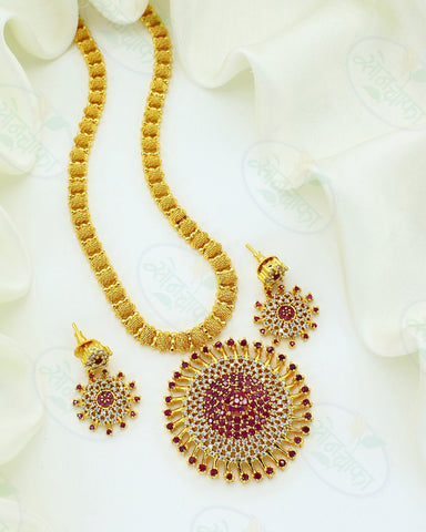 TRADITIONAL SURYA HAAR NECKLACE