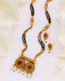 CAPTIVATING FLORAL WATI PENDANT STYLE MANGALSUTRA