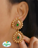 CLASSY DROPLET STYLE ANTIQUE EARRINGS