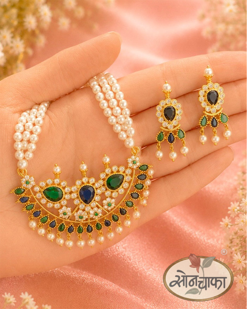LATEST DESIGNE MOTI NECKLACE