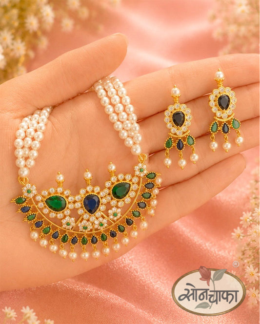 LATEST DESIGNE MOTI NECKLACE
