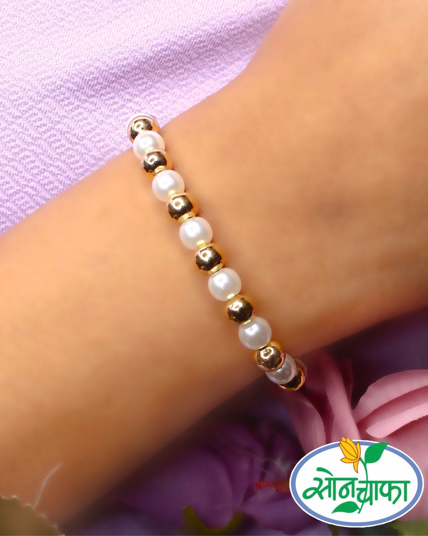 PEARL BEADS DESIGNER BRACELATE