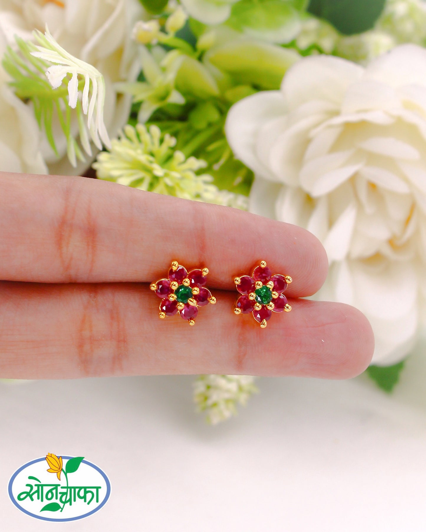 FLORET DESIGNER EAR-STUDS