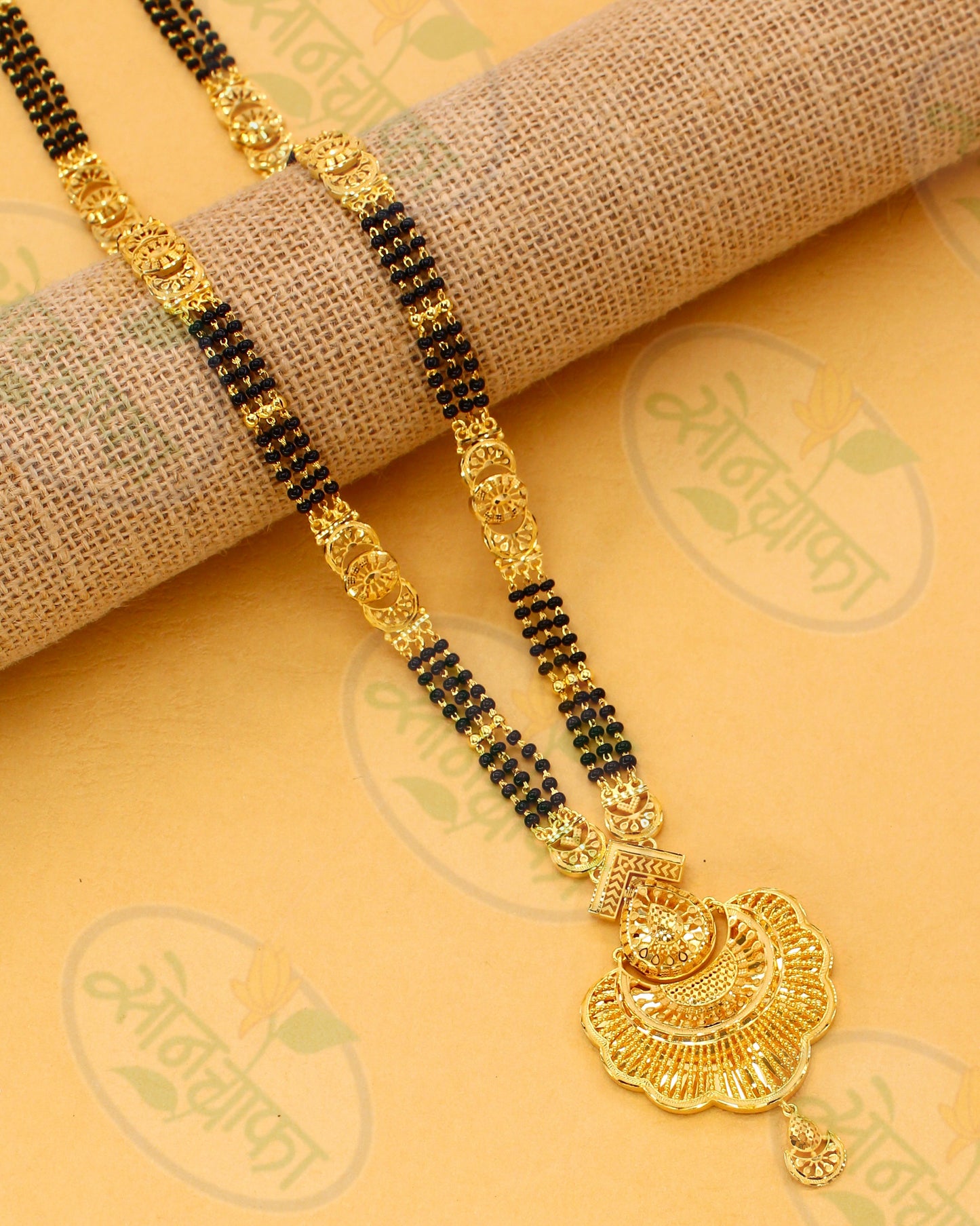 FASHIONABLE GOLD PLATED MANGALSUTRA