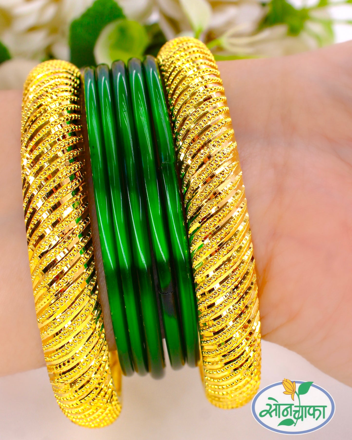 GORGEOUS GOLD PLATED BANGLES