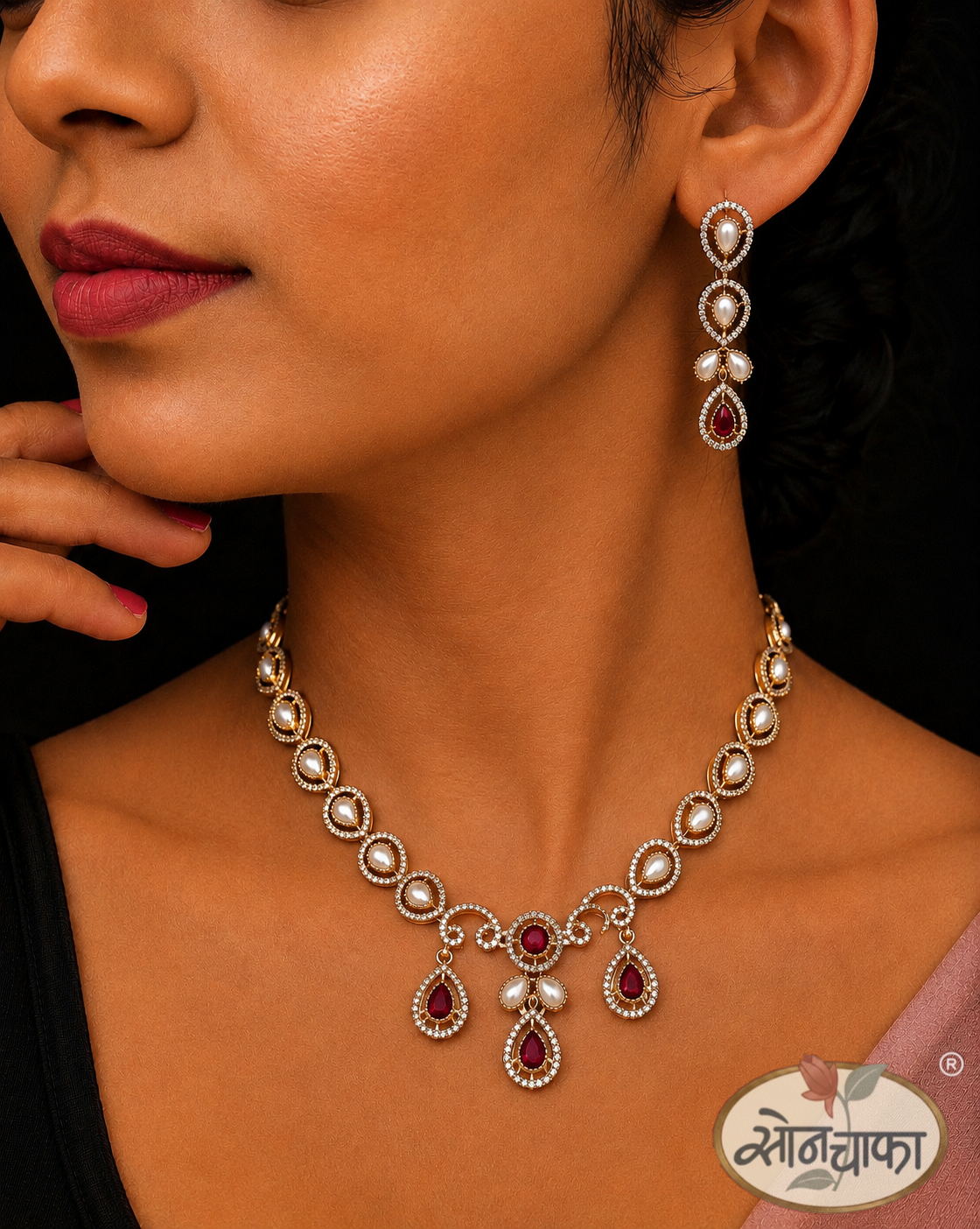 IMPRESSIVE RAJASI NECKLACE