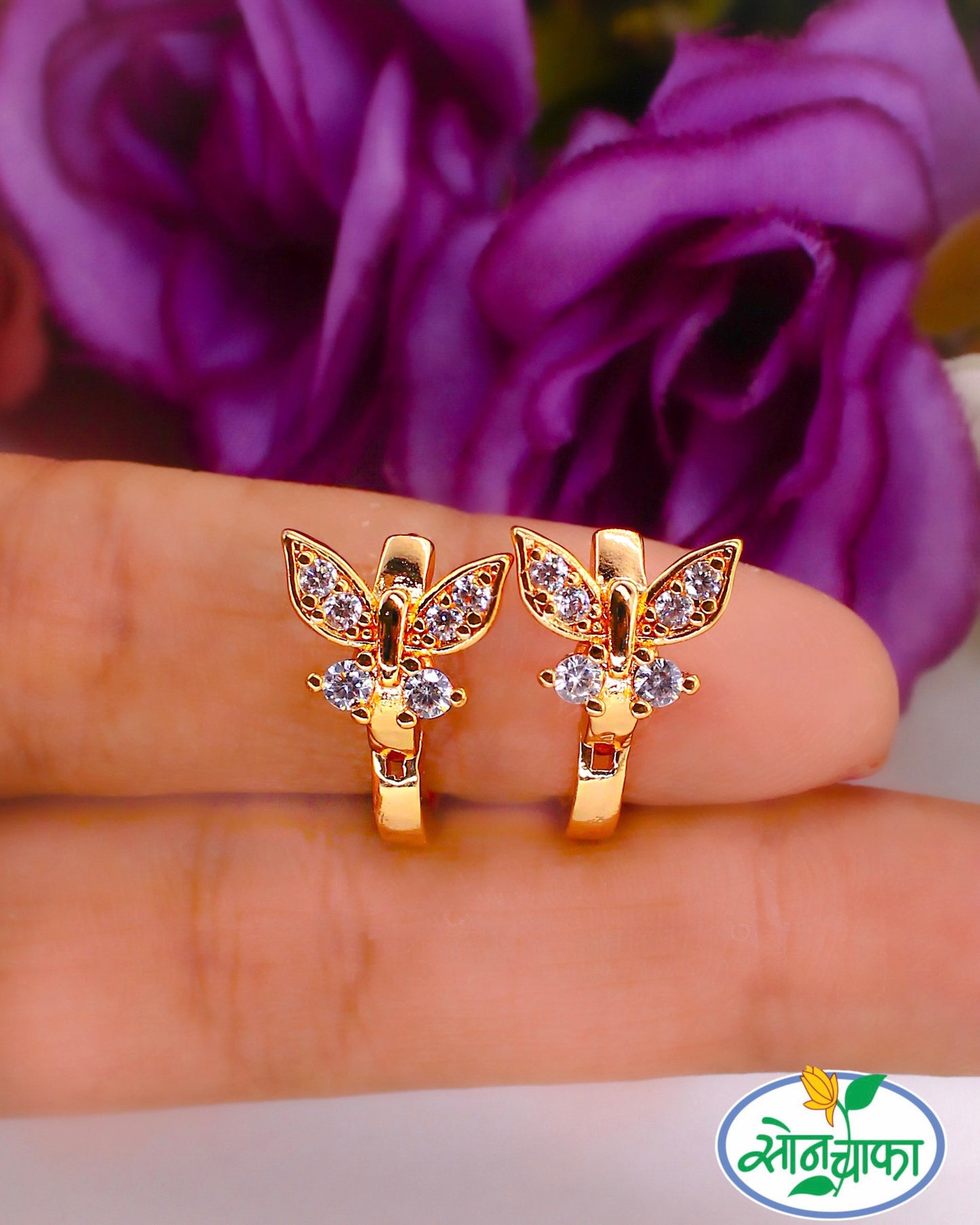 REGAL SPARKLE DIAMOND EARRINGS