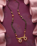 DESIGNER GOLDEN BEADS MANGALSUTRA