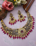 IMPRESSIVE KUNDAN NECKLACE