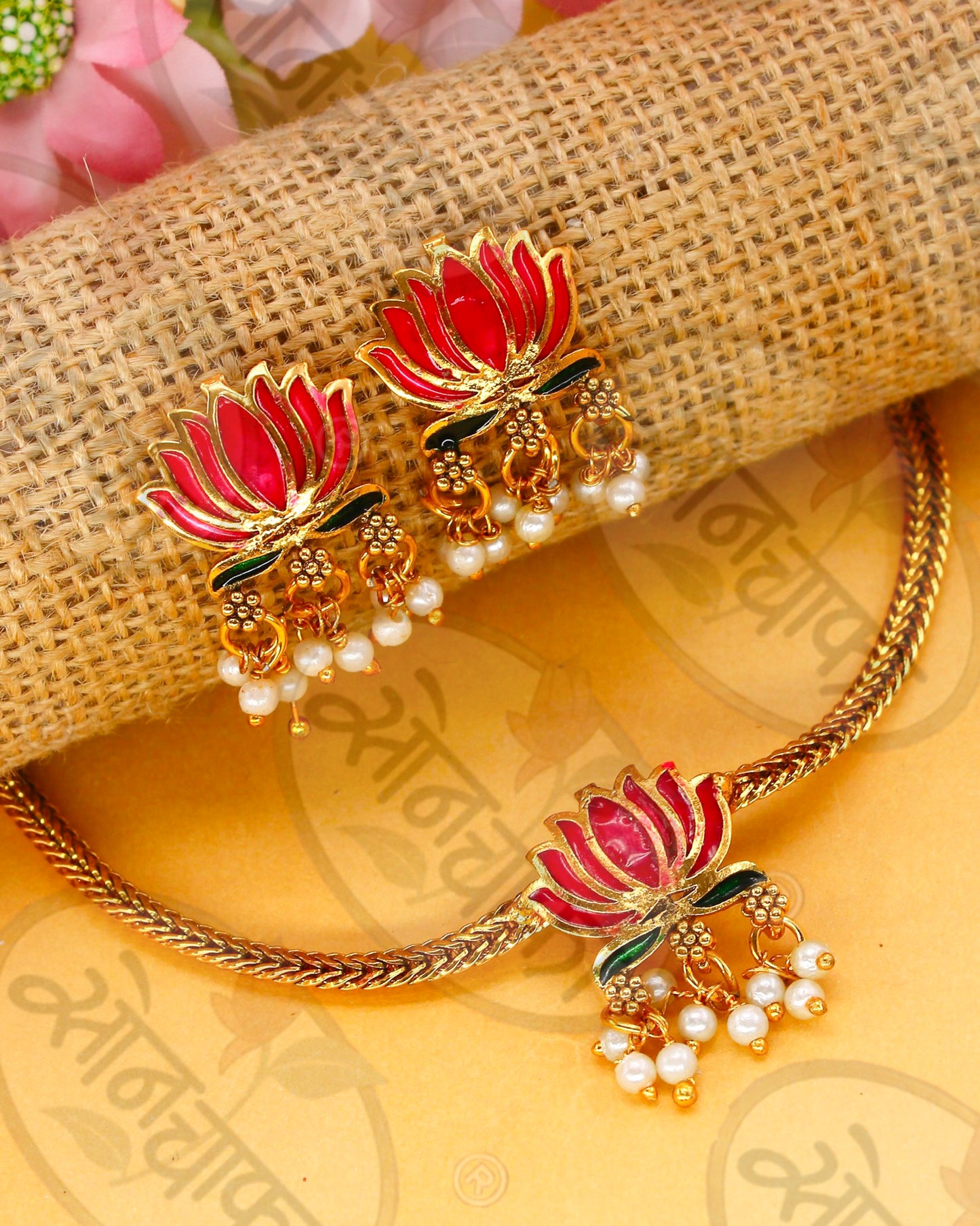 LOTUS DESIGNER NECKLACE