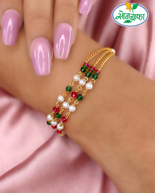 CLASSIC MULTICOLOR BEADS BRACELET