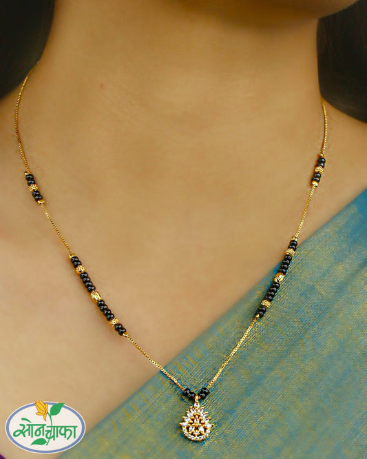 TRADITIONAL DAIMOND MANGALSUTRA