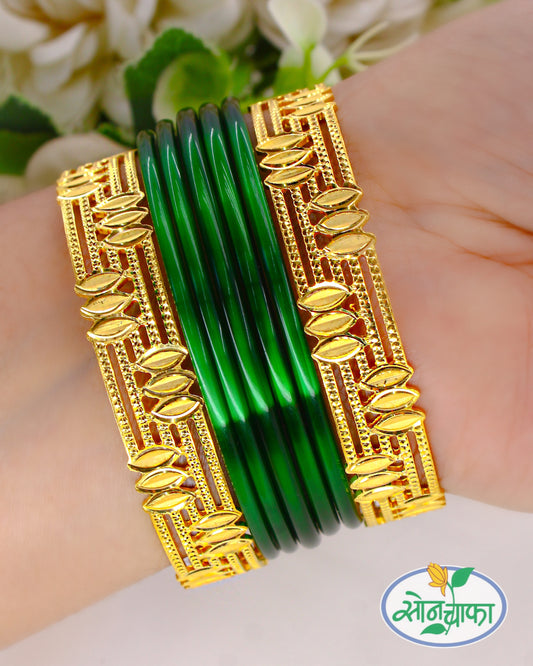 LEAF DESIGNER BANGLES