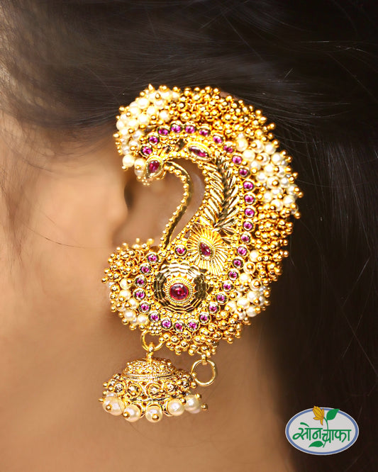 FANCY MOTI EAR-CUFFS