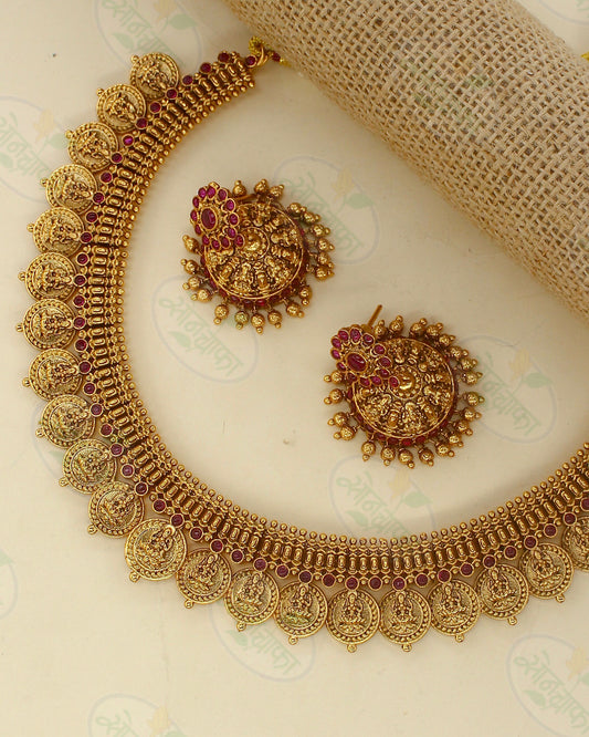 RADIANT LAKSHMI NECKLACE NET