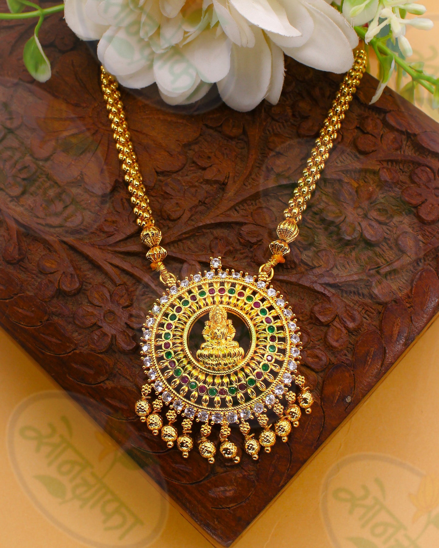 TEMPLE DESIGNER THUSHI NECKLACE