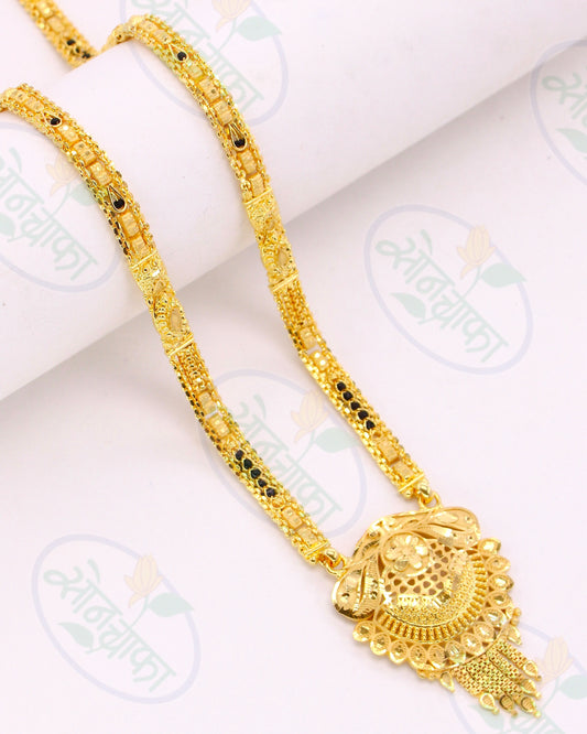 ALLURING GOLD PLATED MANGALSUTRA