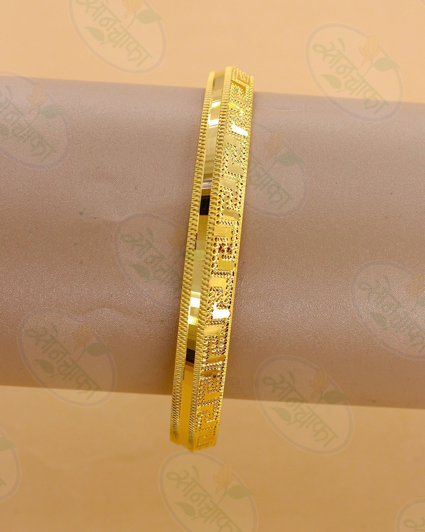 TRADITIONAL GOLD PLATED MEN'S KADA