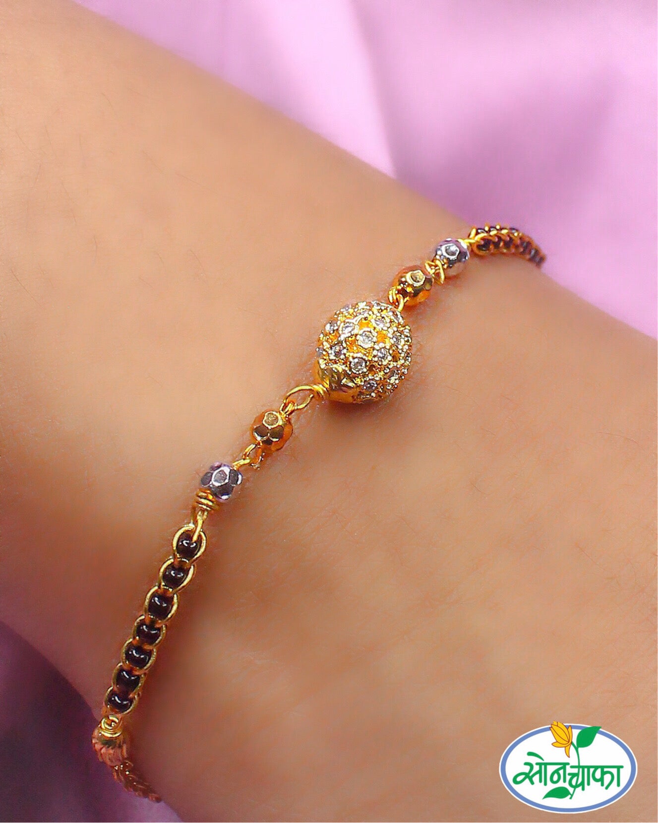 ANTIQUE STONE DESIGNER BRACELATE