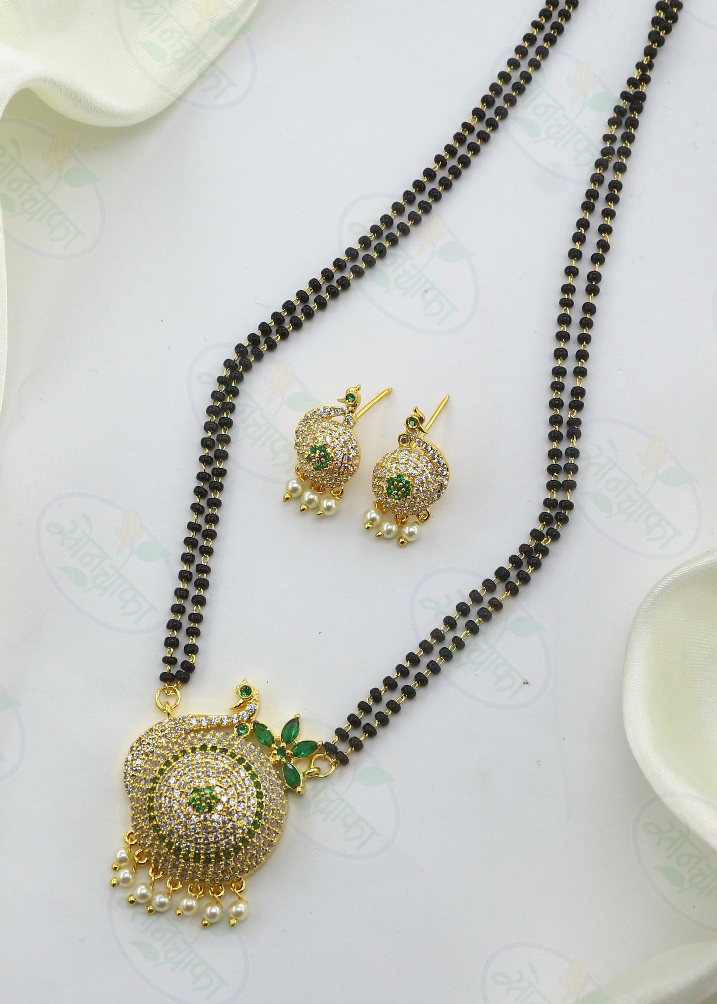 GORGEOUS PEACOCK DIA MANGALSUTRA