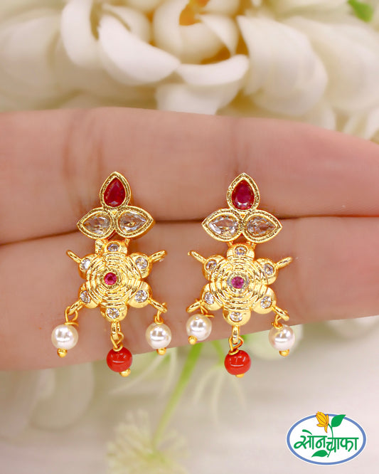 FLORAL SWING EARRINGS