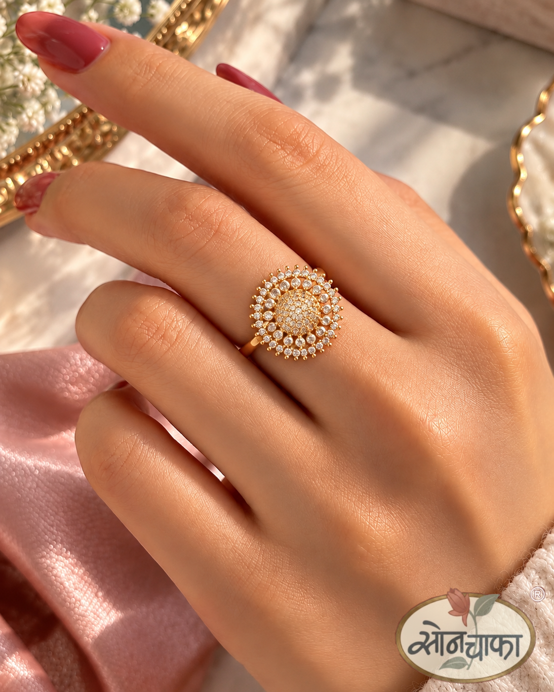 SHIMMERING DIAMOND RING